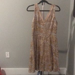 Badgley Mischa belle sparkling dress size 10